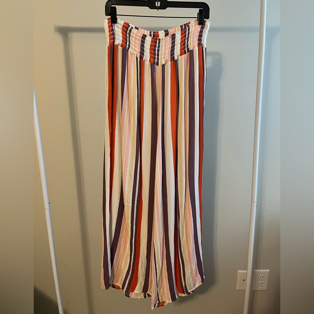 One 5 One striped wide leg pants